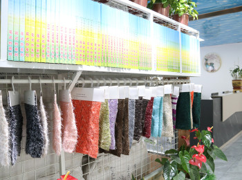 色卡布片展示區