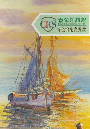 有色錦綸高彈絲色卡