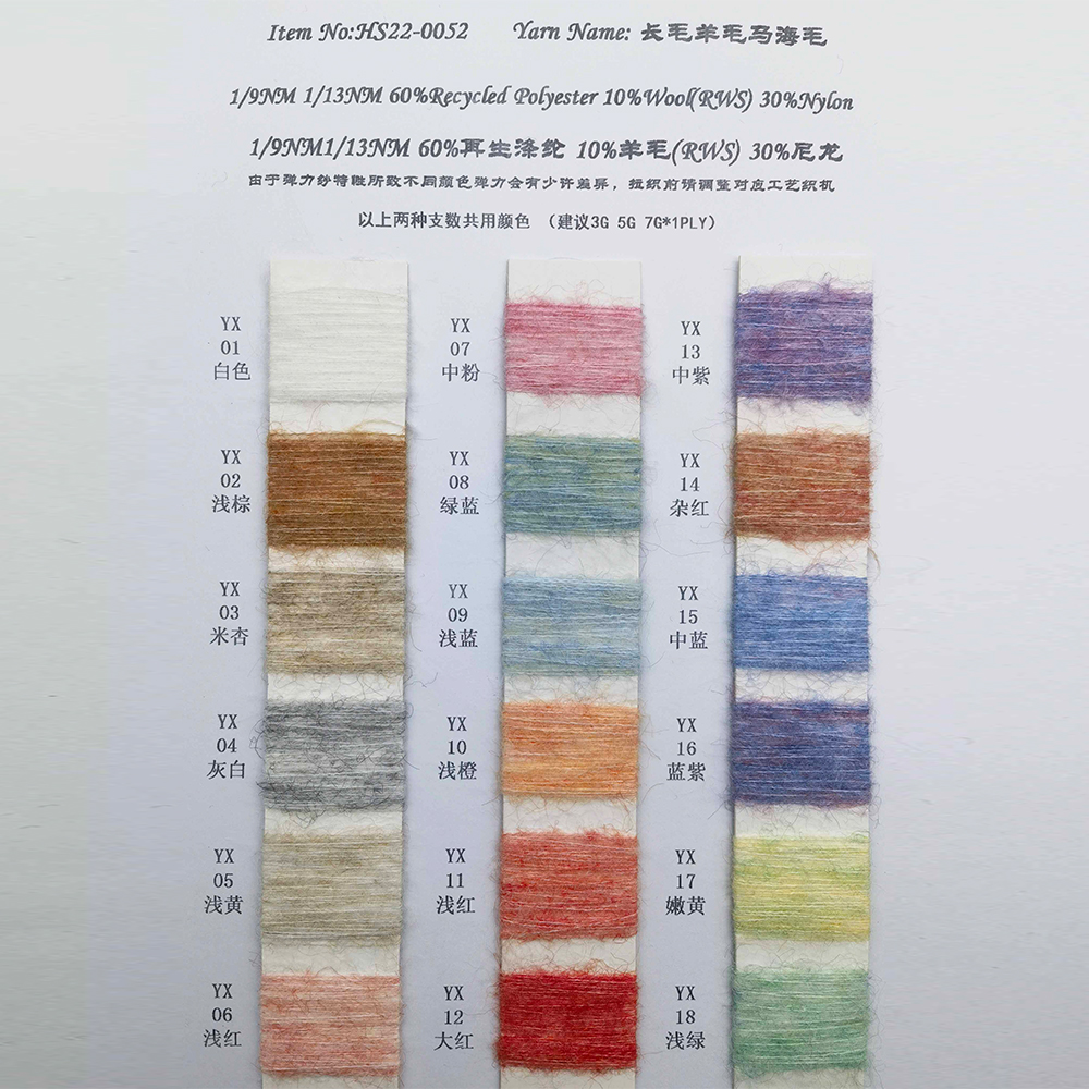 HS22-0052 長(zhǎng)毛羊毛馬海毛