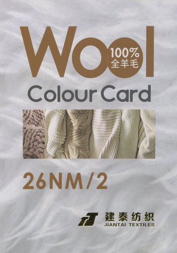 100%羊毛 2/26NM色卡