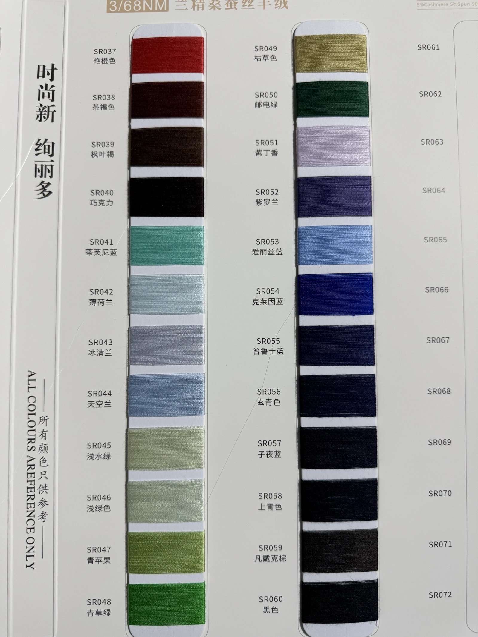 3/68NM蘭精桑蠶絲羊絨