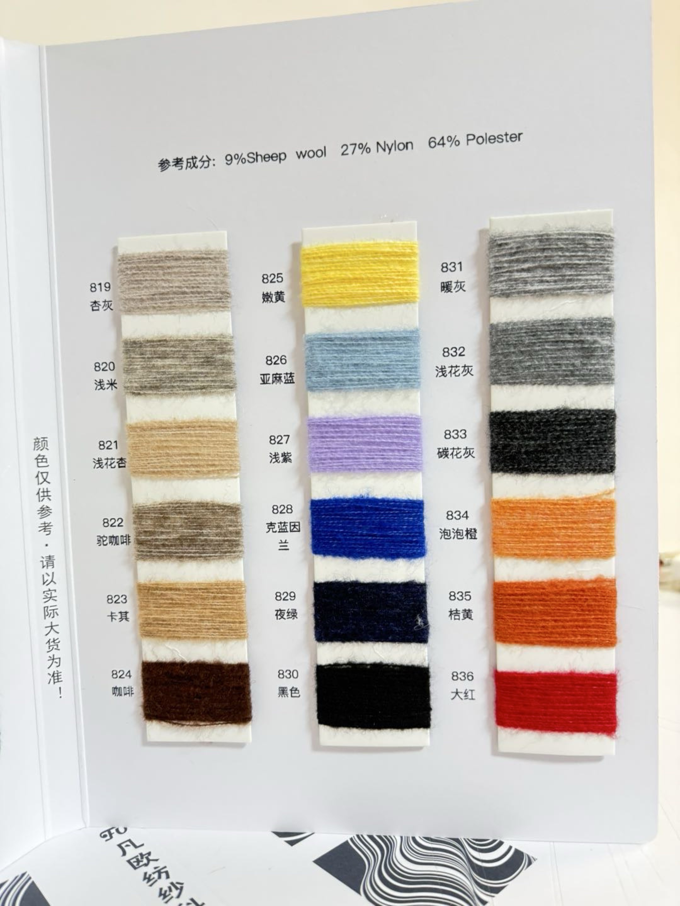 羊毛绒毛纱