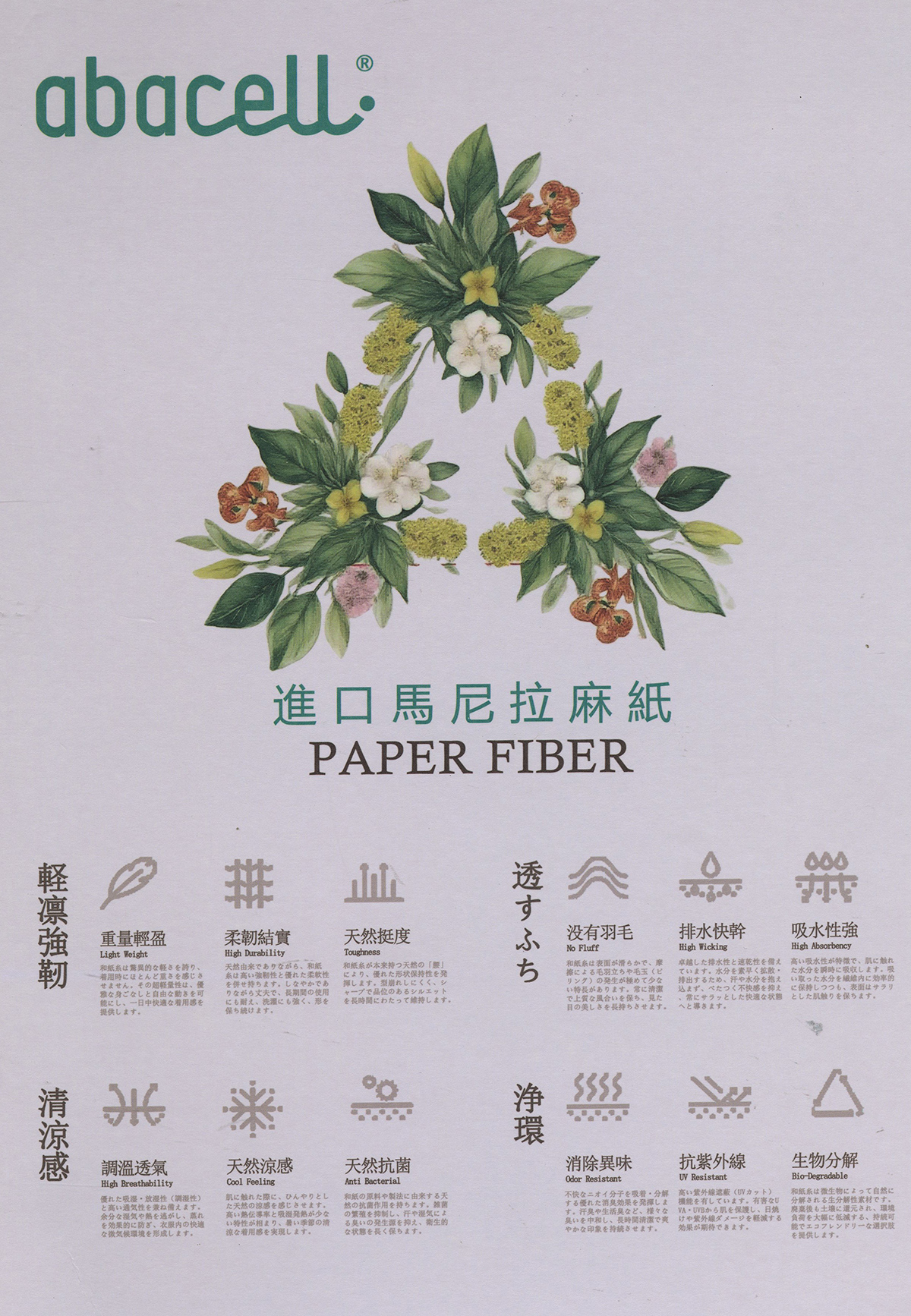 進口馬尼拉麻紙（蕉麻）