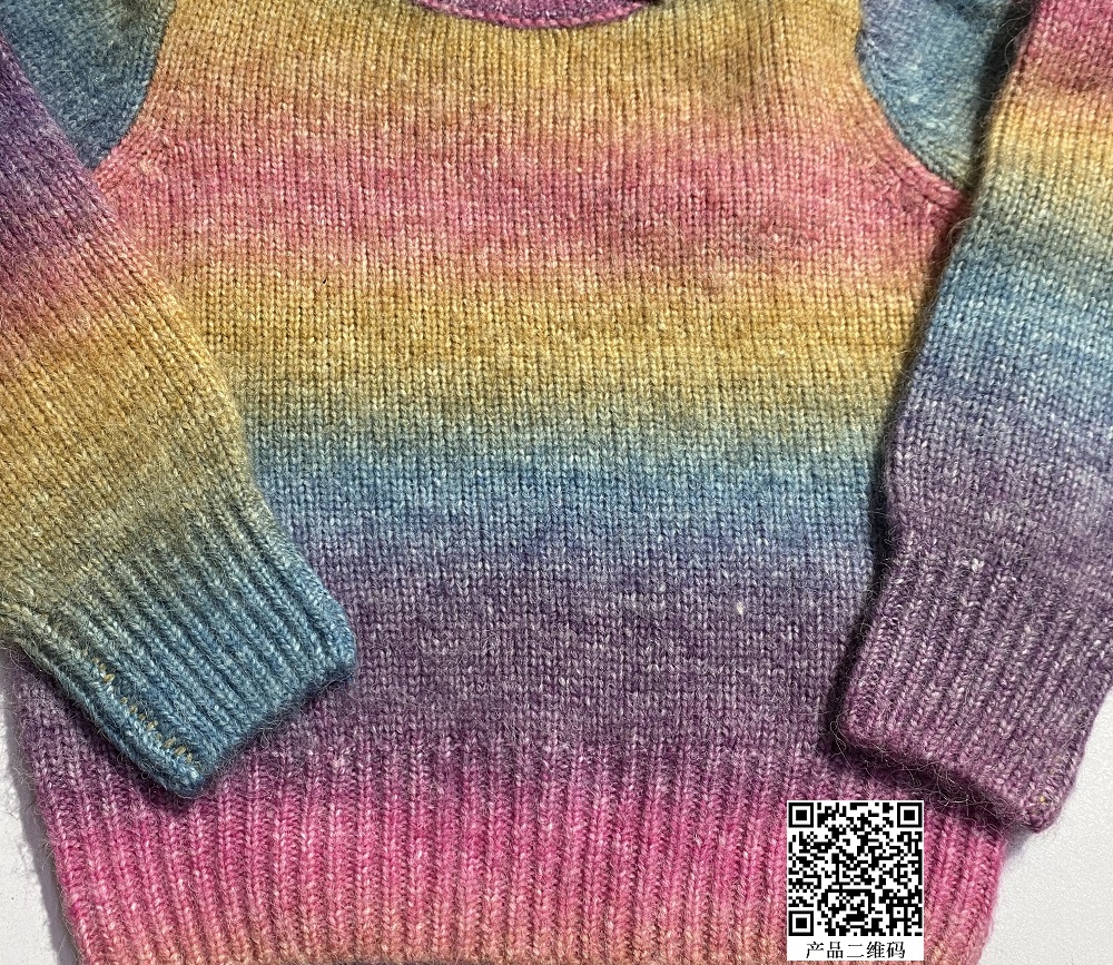 RB 1/3.3支渐变彩虹喷毛纱Rainbow_霓虹绒