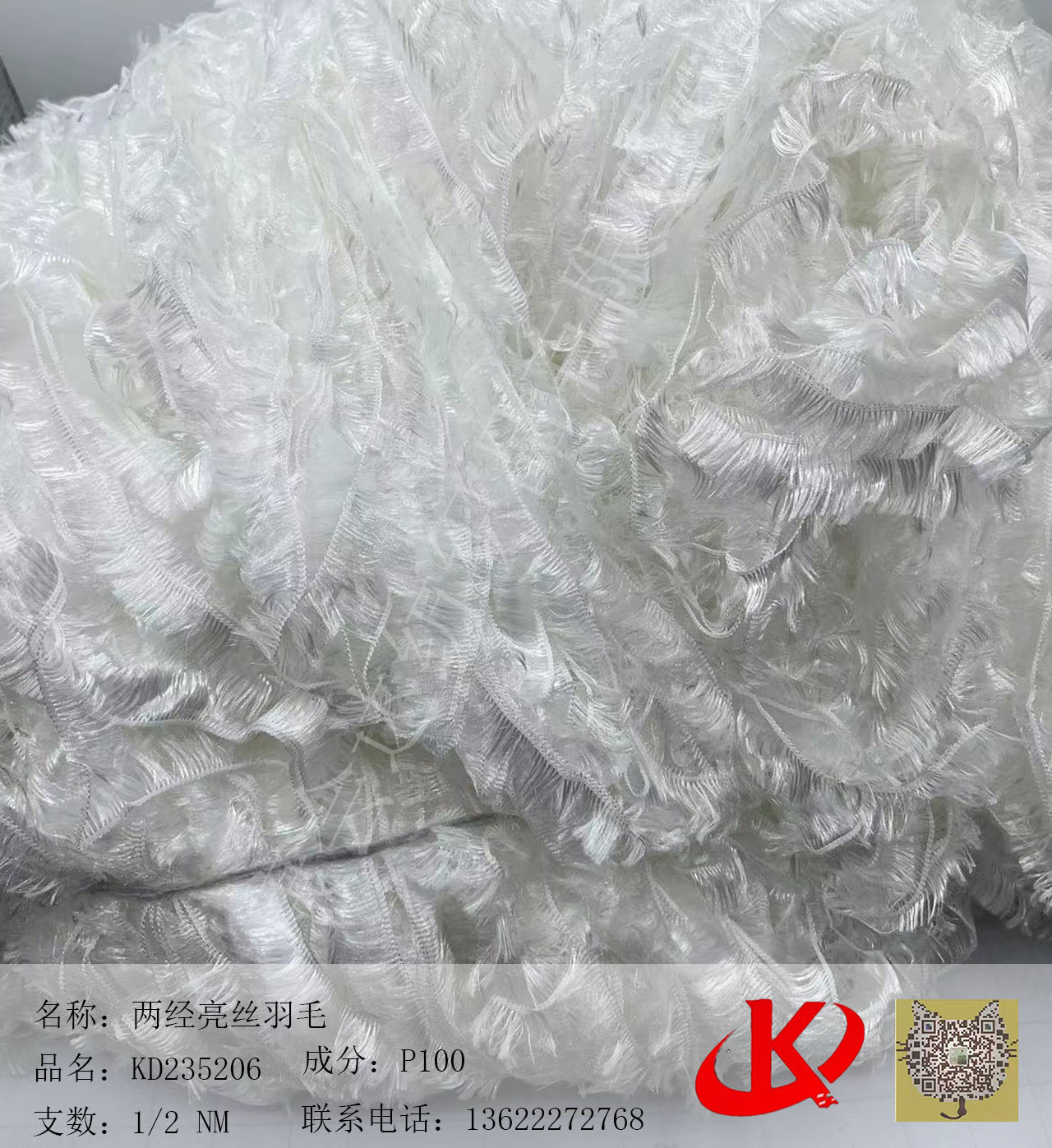 兩經亮絲羽毛