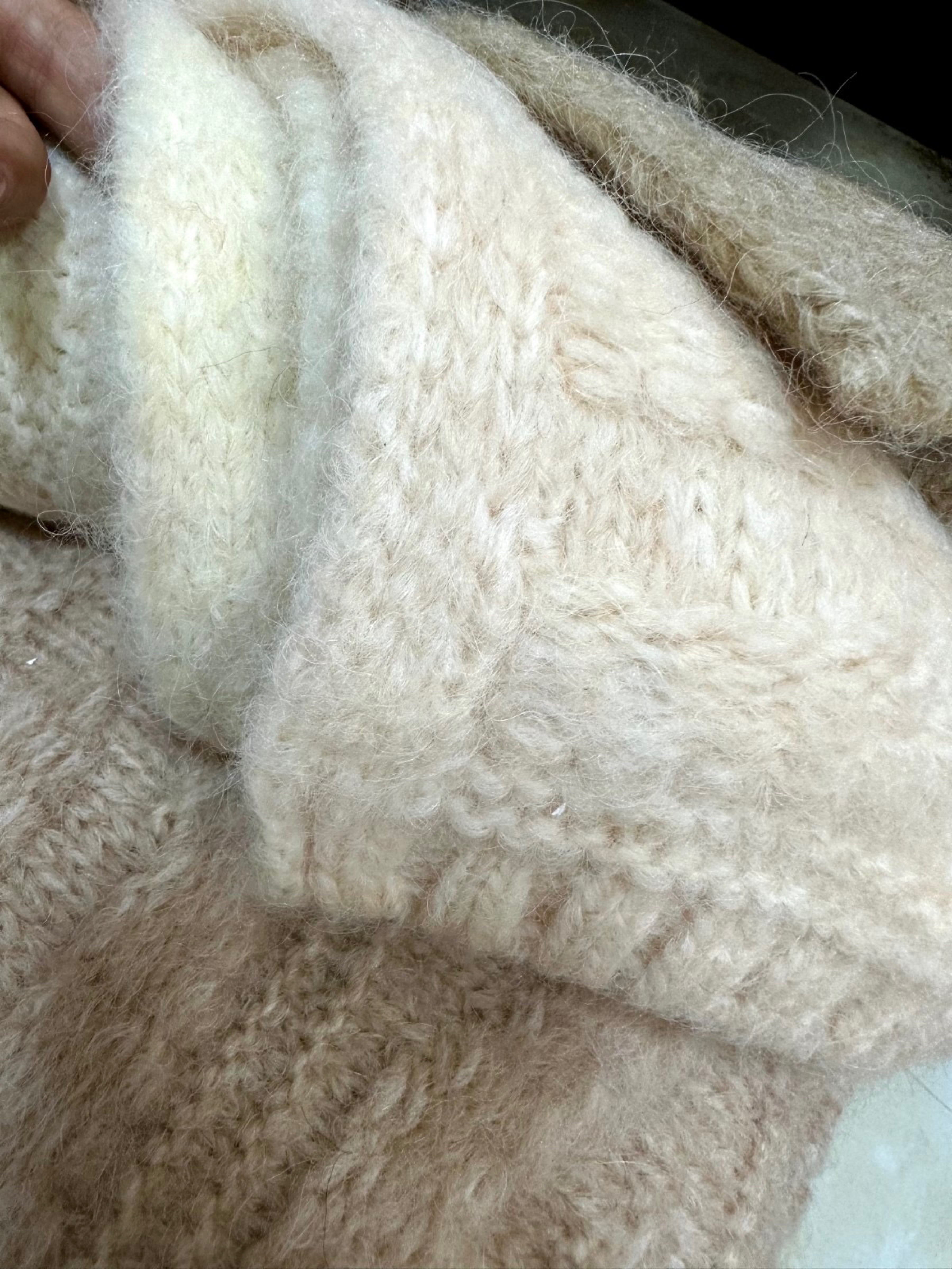 羊駝噴毛紗