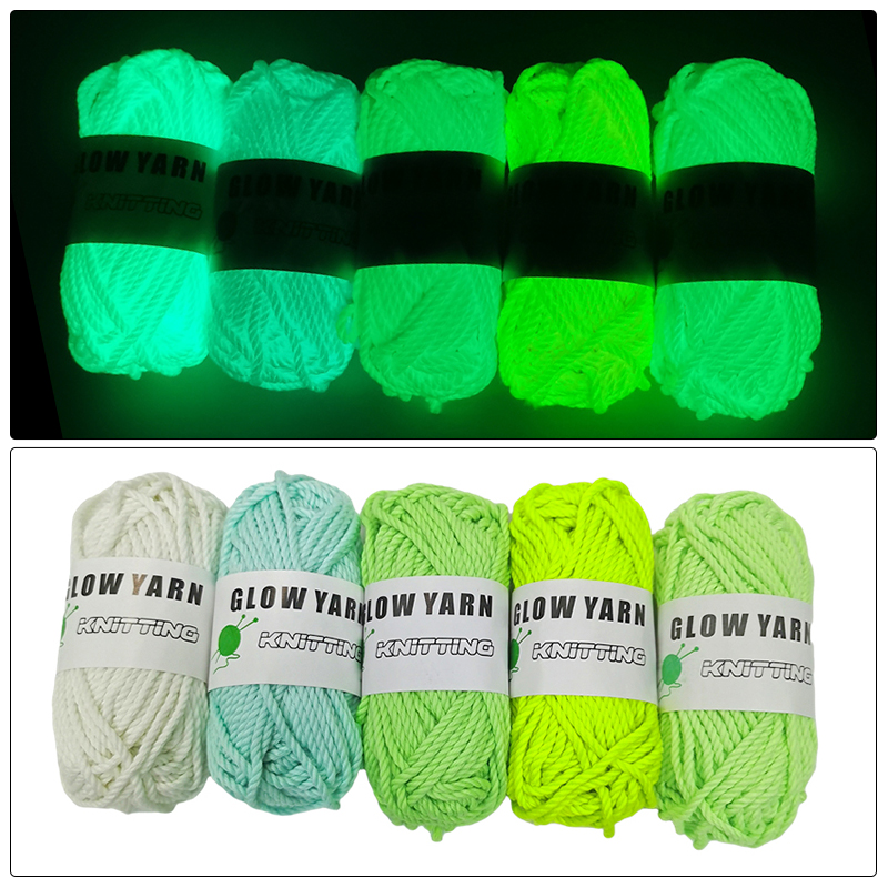 發光毛線 DIY手編夜光扭繩3mm