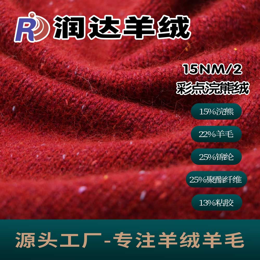 彩點浣熊絨  毛絨 RACCON  ANGLA  現貨  研發新紗線..Raccon Angla 現