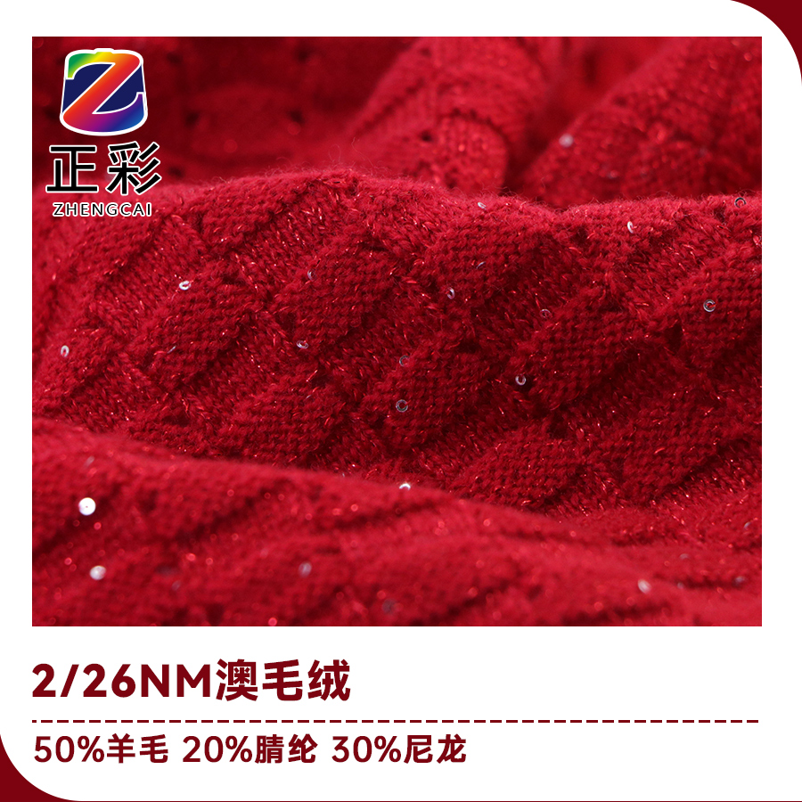 2/26NM 珠片澳毛絨羊絨風格