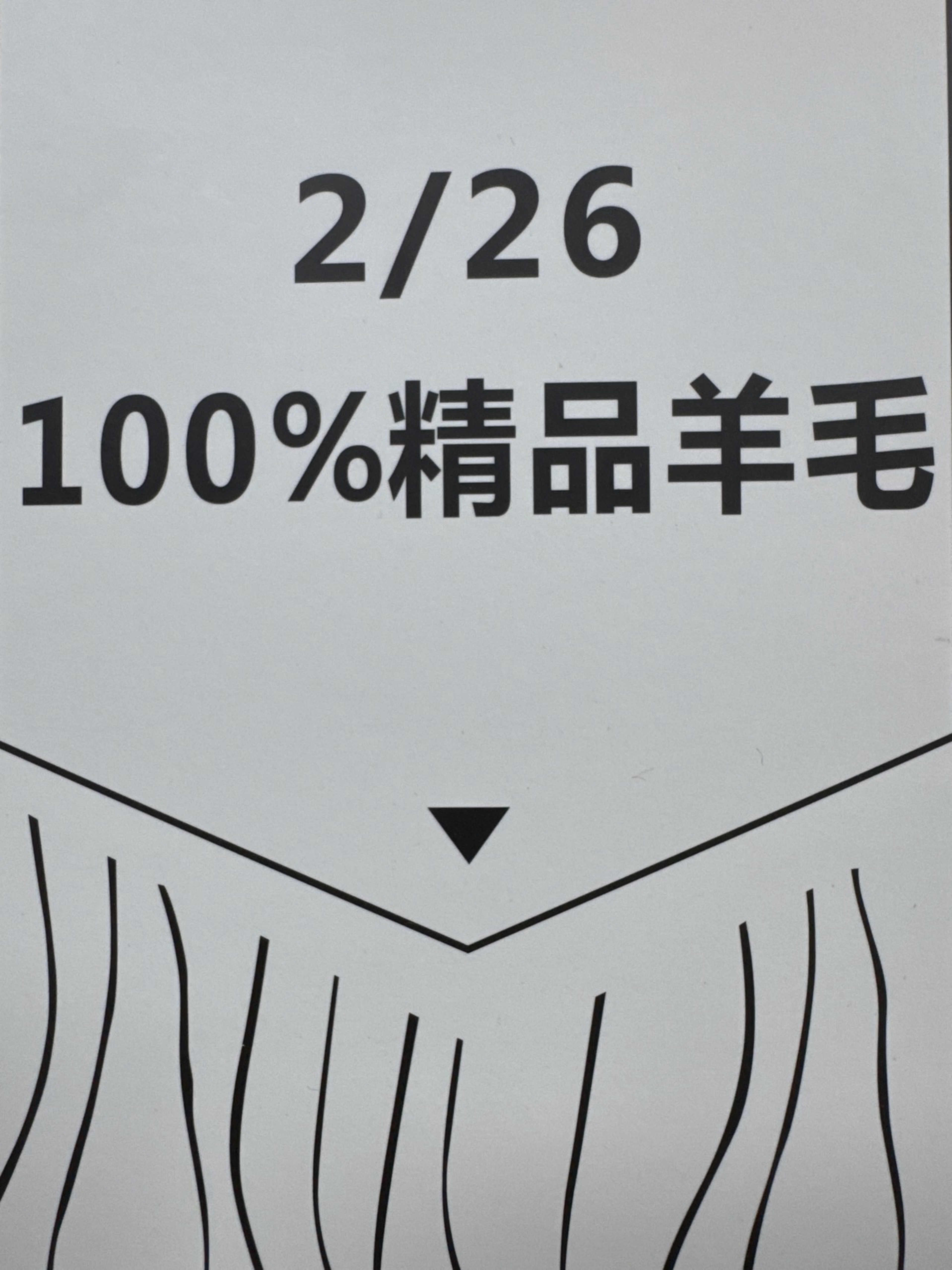 2/26NM100%羊毛
