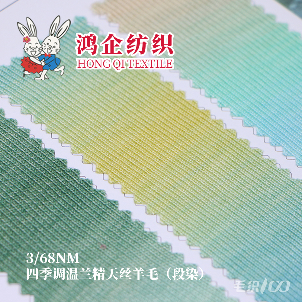 156）四季调温兰精天丝羊毛（段染）