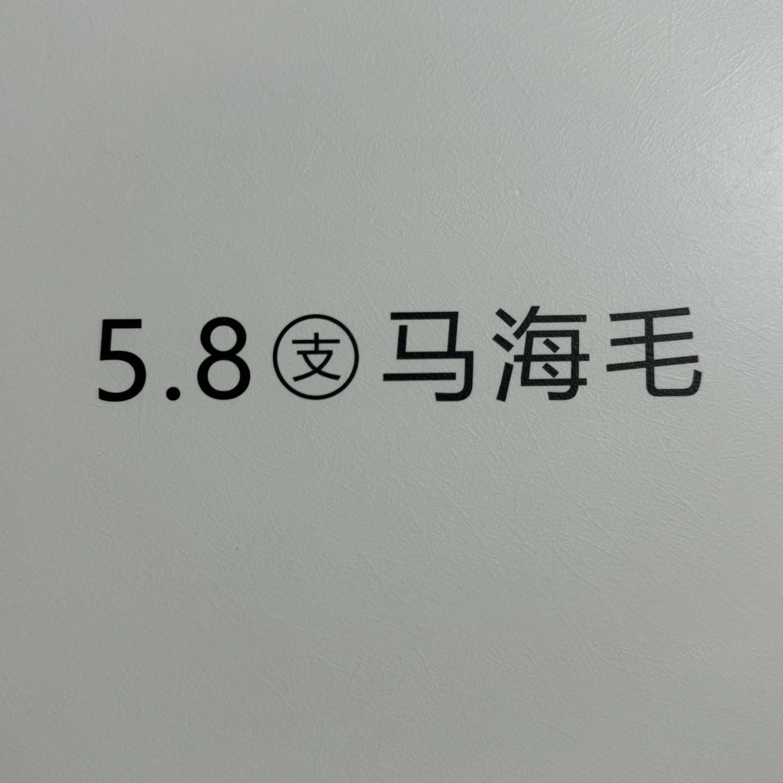 5.8支馬海毛